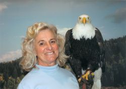 Carol makes friends with an eagle